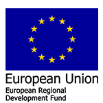 EU EAKR EN 150 European Union. European Regional Development Fund logo.