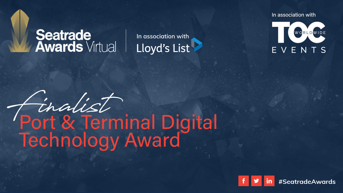 Seatrade Awards Finalist. Port & Terminal Digital Technology Award.