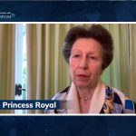 HRH The Princess Royal puhuu Seatrade awardsissa.