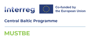 Logo. Interreg Co-funded by European Union. Central Baltic Programme. MUSTBE.