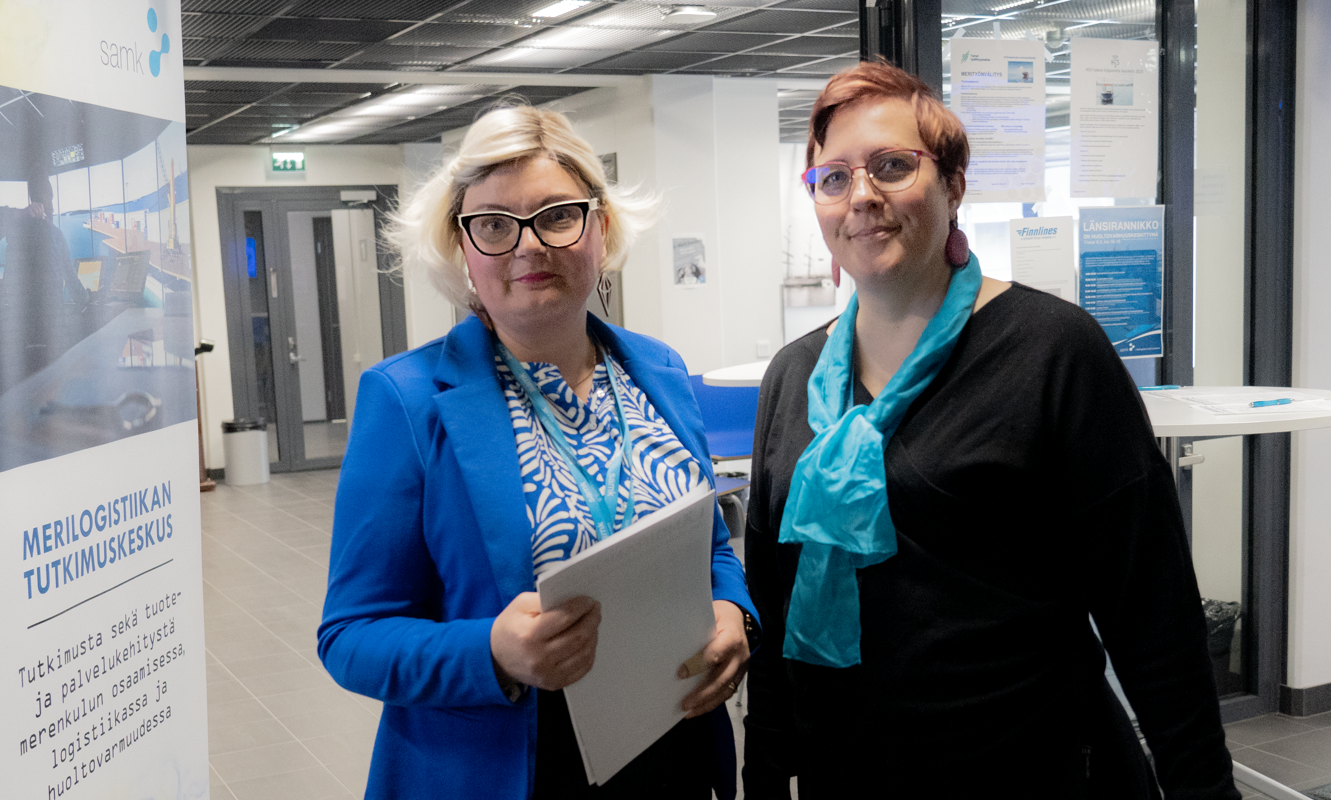 Katri-piia Rajala ja Minna Keinänen-Toivola yhteiskuvassa.