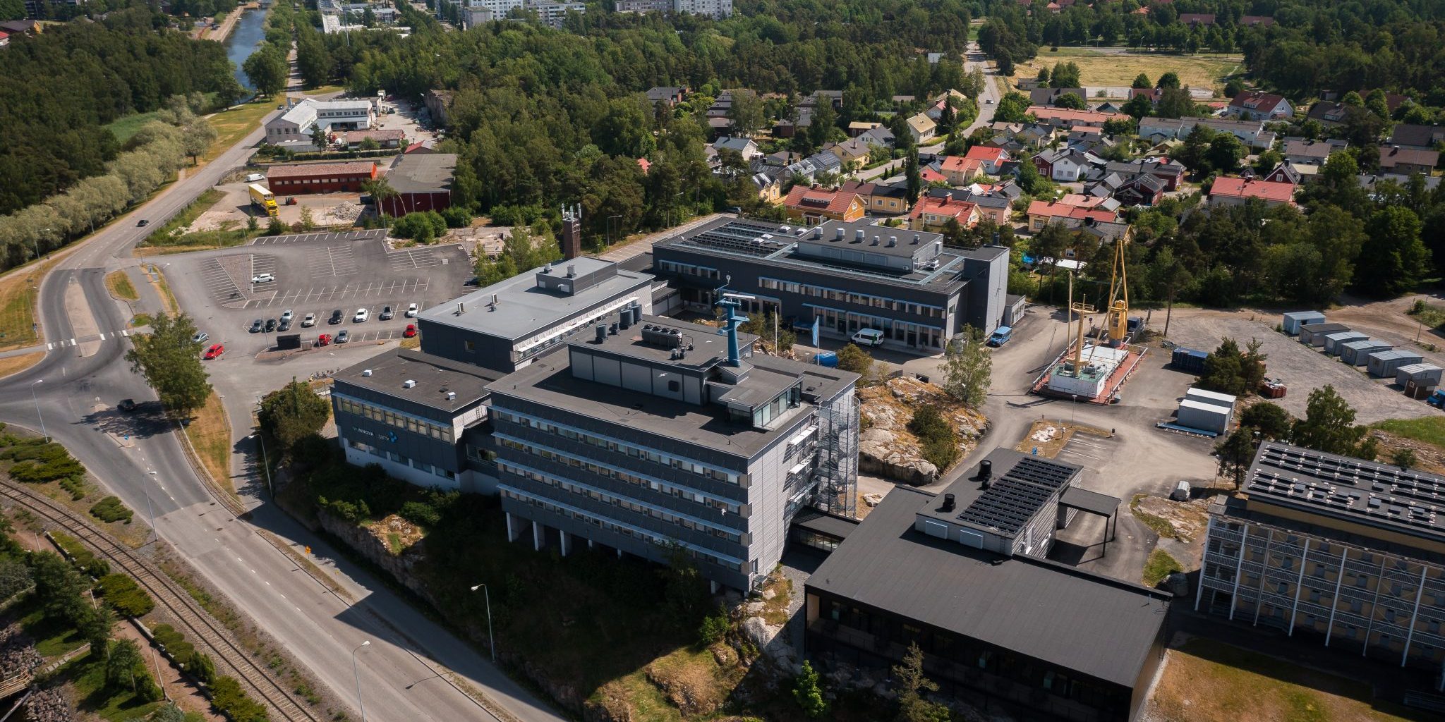 SAMK KampusRauma Kuva AaVekellari (8) SAMk-kampus Rauma ilmakuvasta.